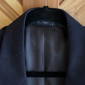 Burberry Midnight Blue Double Breasted Jacket With gold buttons